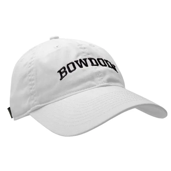 Women's Washed EZ Twill Hat with Arched Bowdoin