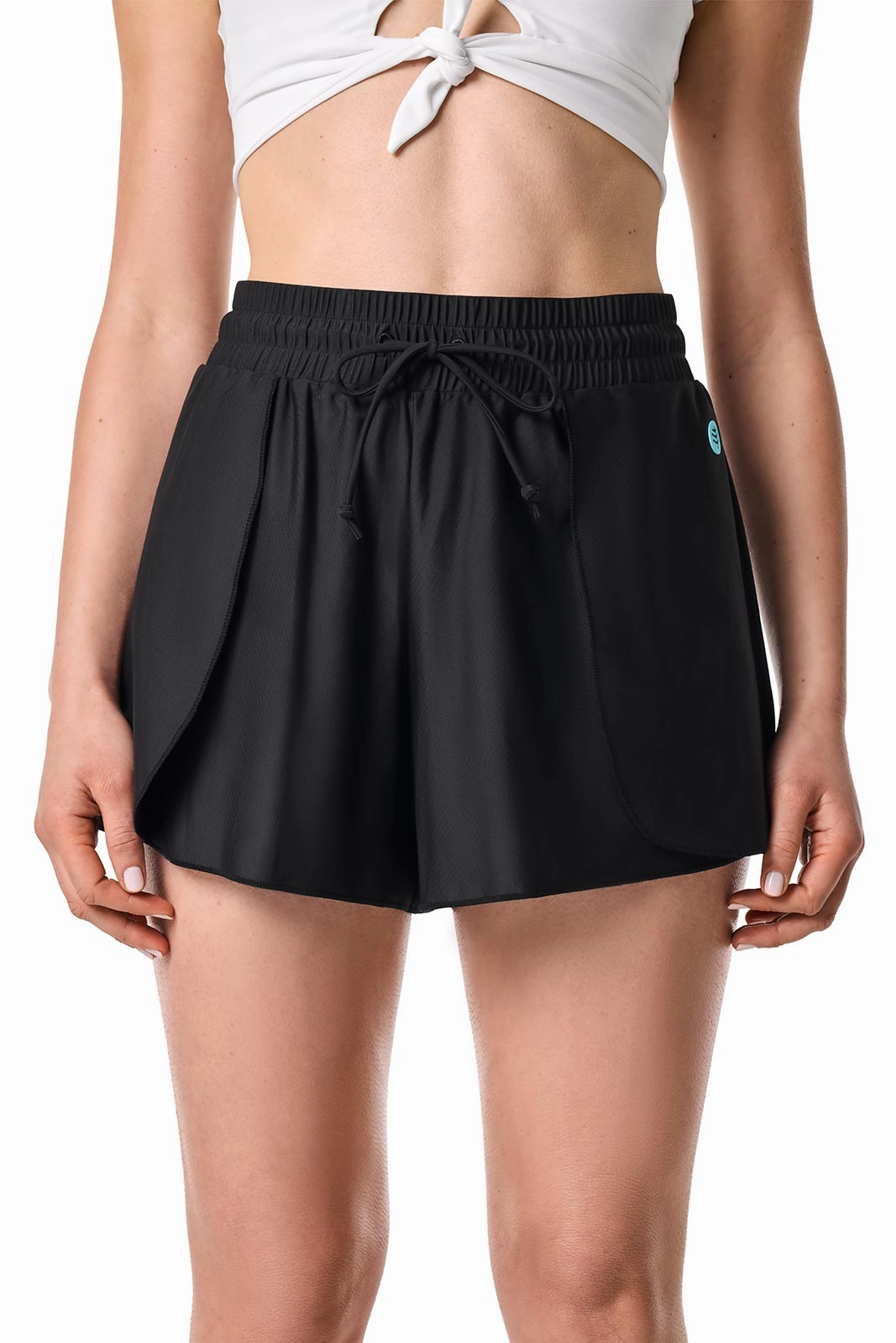 Womens Duval Swim Shorts | Black
