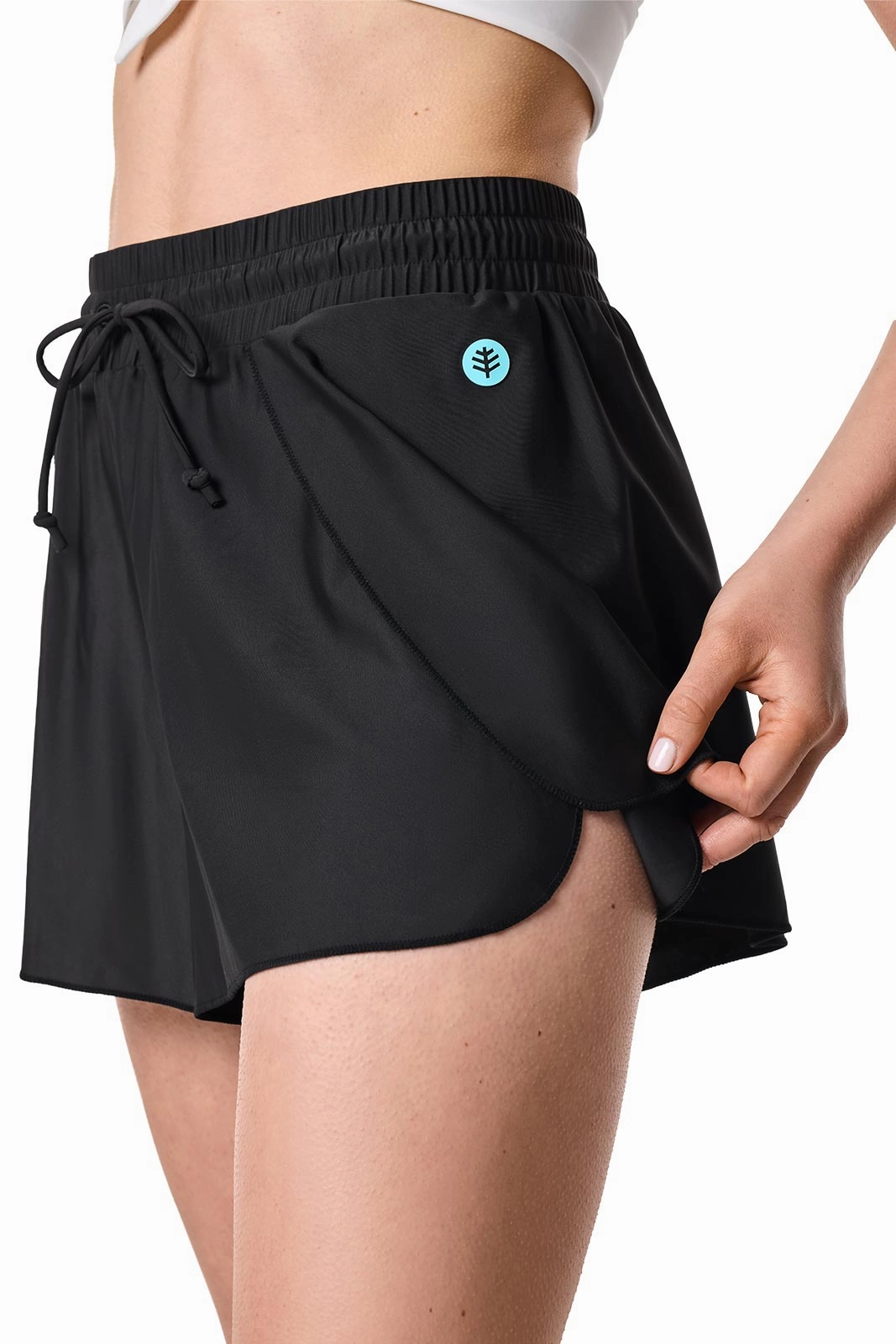 Womens Duval Swim Shorts | Black
