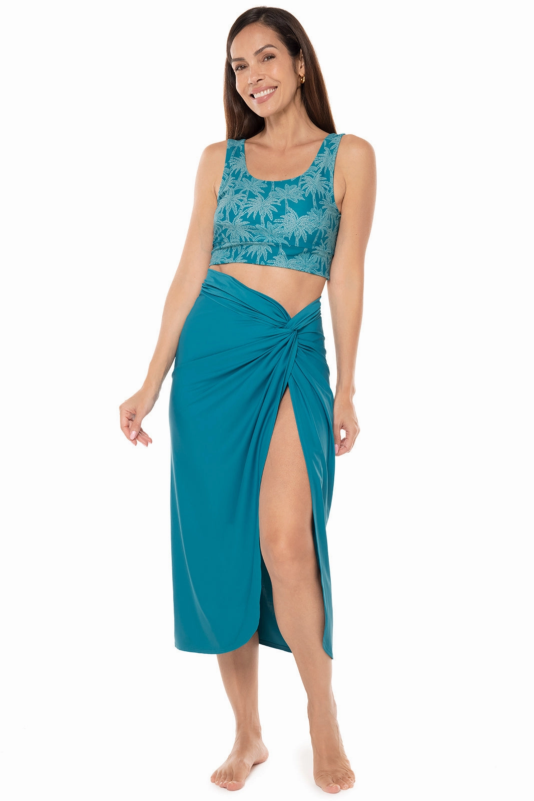 Womens North Bay Village Knot Cover-Up | Tahitian Teal