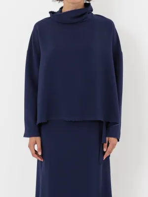 Wright   Doyle Lotura Funnel Neck Top