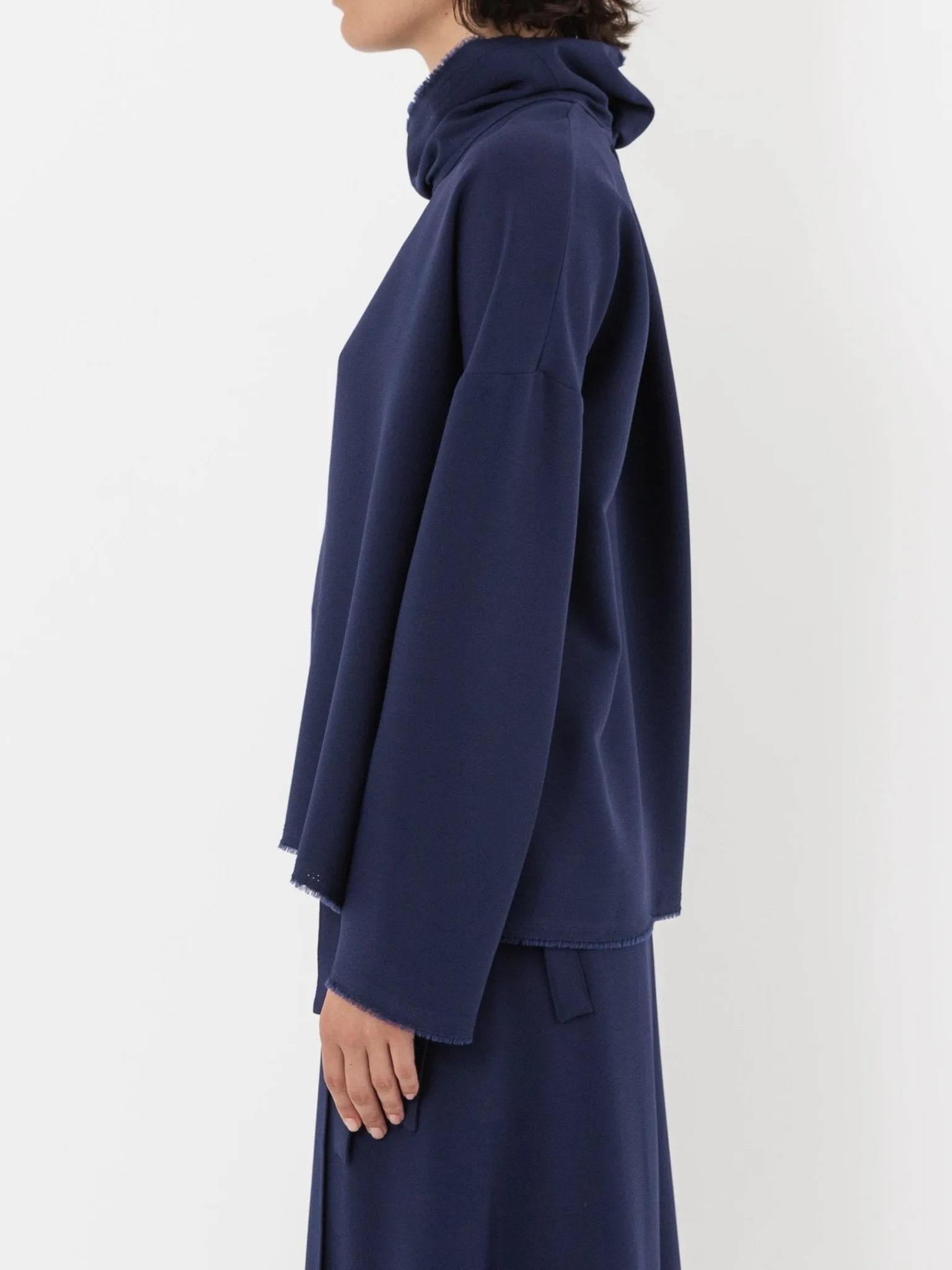 Wright   Doyle Lotura Funnel Neck Top