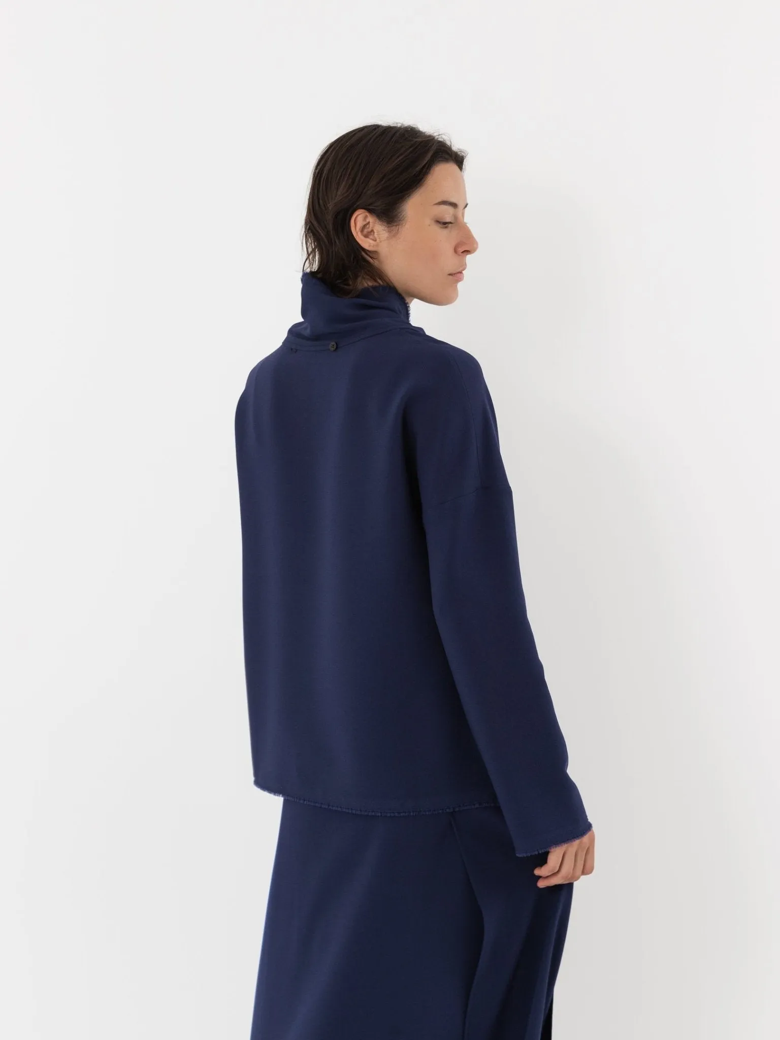 Wright   Doyle Lotura Funnel Neck Top