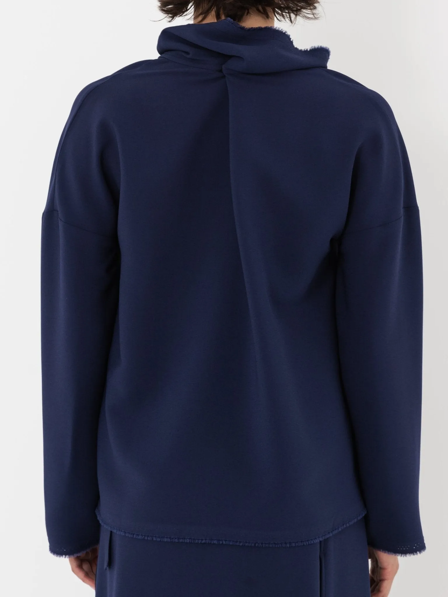 Wright   Doyle Lotura Funnel Neck Top