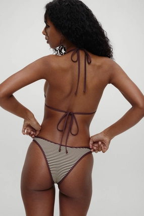 x BELLA HADID Dove Bikini Bottom - Lasso womens printed swimsuits, beach ready swimwear ladies