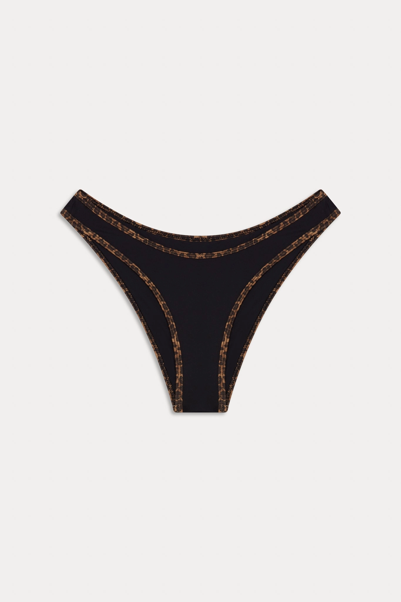 x BELLA HADID Dove Bikini Bottom - Lucky Leopard