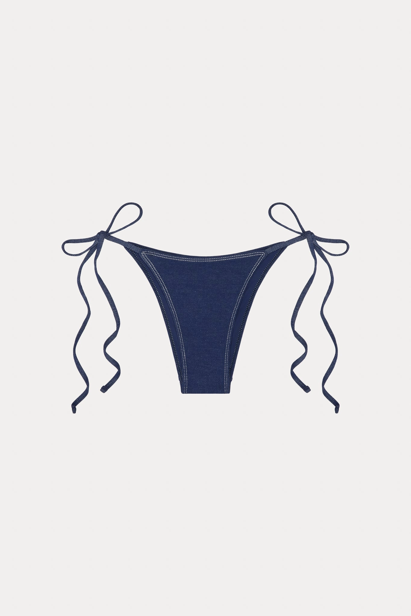 x BELLA HADID Mackenzie String Bikini Bottom - Summer Denim