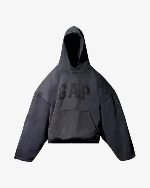 YEEZY GAP ENGINEERED BY BALENCIAGA DOVE WASHED BLACK HOODIE (NEW)