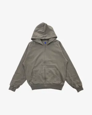 YEEZY X GAP ZIP UP HOODIE DARK GREY SLATE