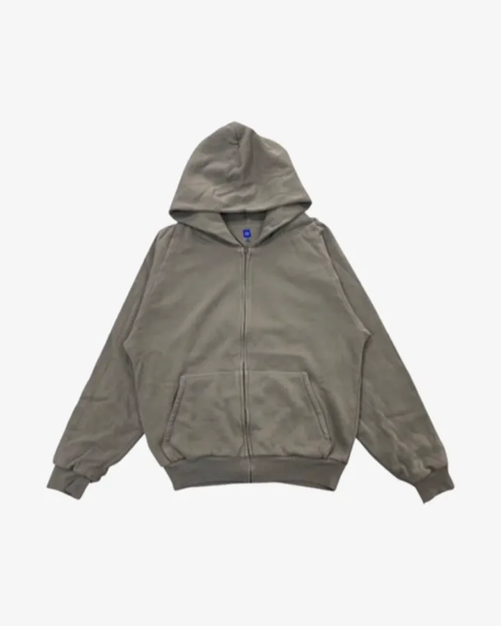 YEEZY X GAP ZIP UP HOODIE DARK GREY SLATE