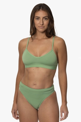 Zoe Bikini Bottom - Matcha all types of swimwear, full coverage swimwear for all ages