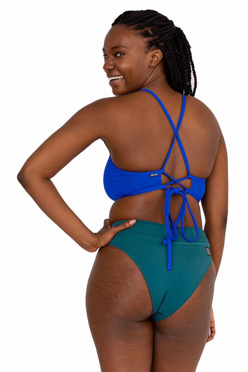 Zoe Bikini Bottom - Peacock