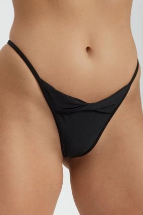 Zuri Bottom - Midnight soft fabric swimwear women, resort swimwear for ladies